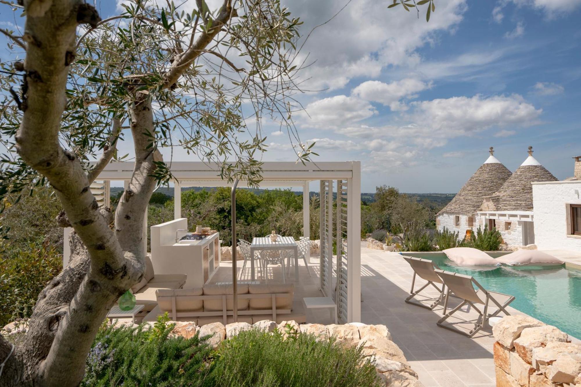 Trullo Perla Greta - Luxury Country Villa & Private Heated Pool Alberobello Exteriör bild